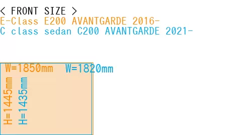 #E-Class E200 AVANTGARDE 2016- + C class sedan C200 AVANTGARDE 2021-